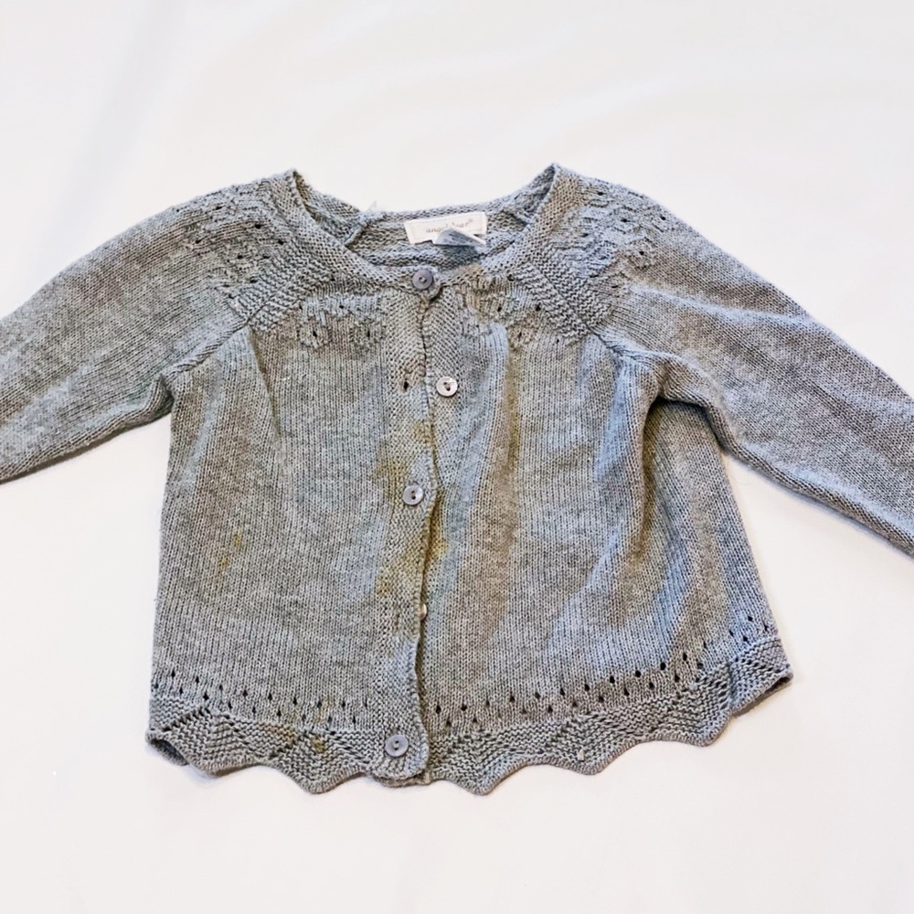 Grey Baby Cardigan